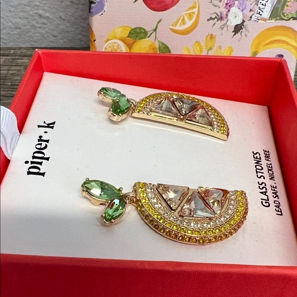 Piper K | Lemon Earrings 🍋 - Picture 2 of 5